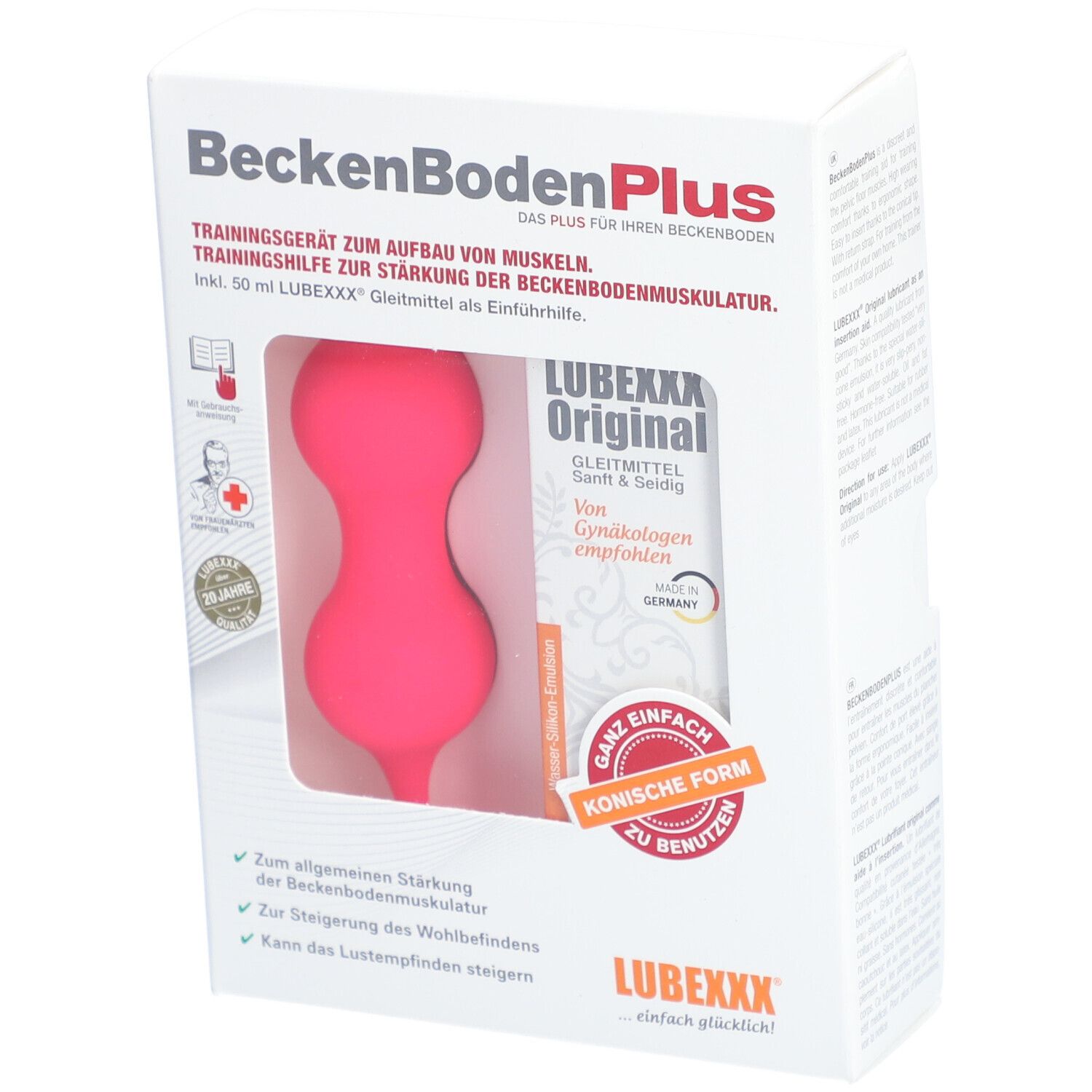 LUBEXXX® BeckenBodenPlus Trainingshilfe-Set