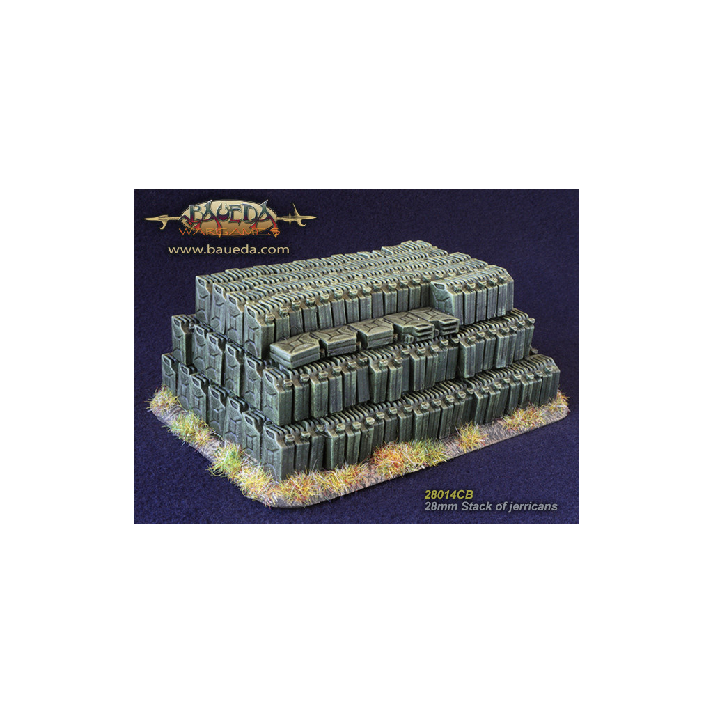 28mm Stack of jerrycans