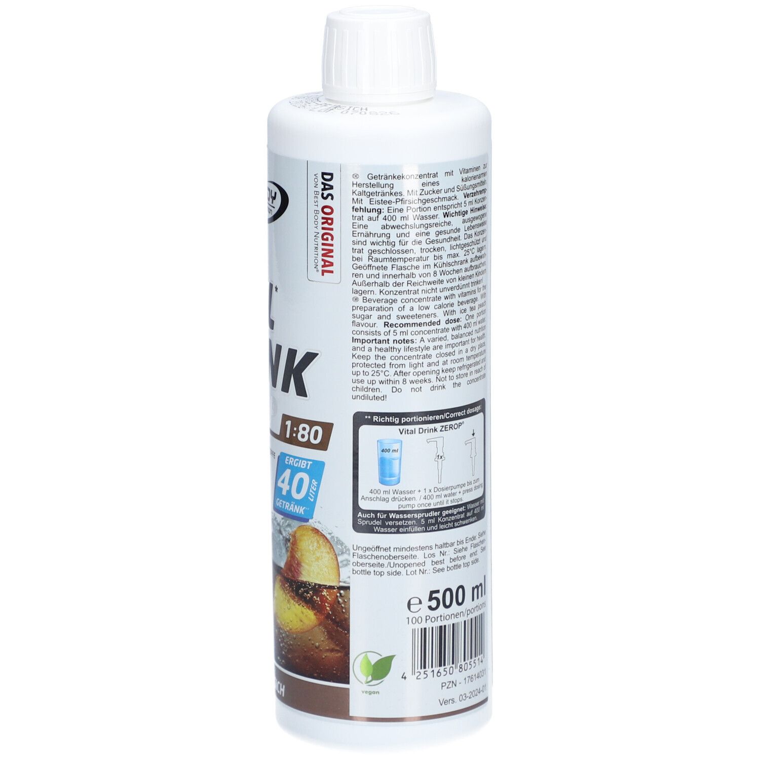 Best Body Nutrition Vital Drink Zerop