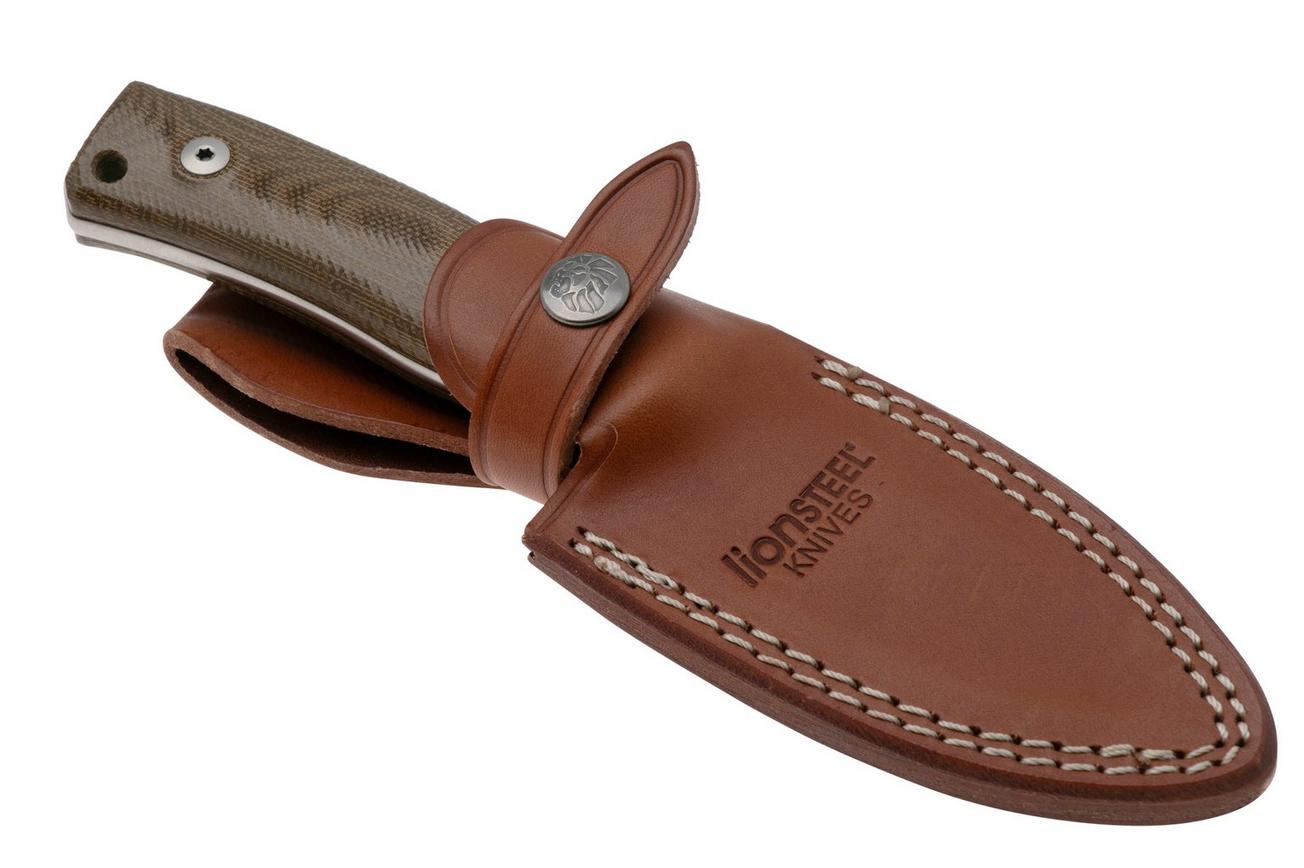 LionSteel M4-CVG M390, green canvas micarta