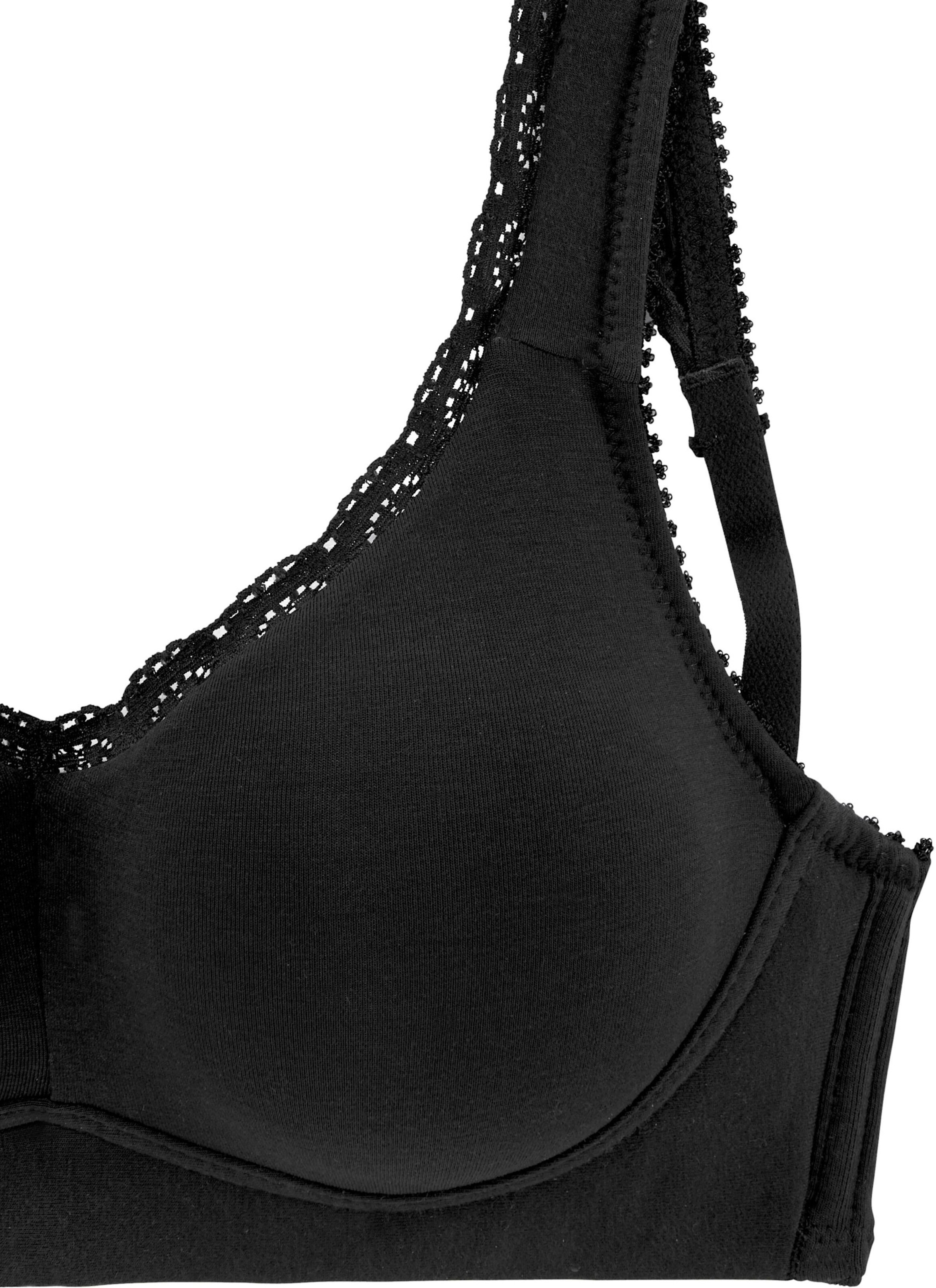 petite fleur Soft-BH in schwarz+weiß