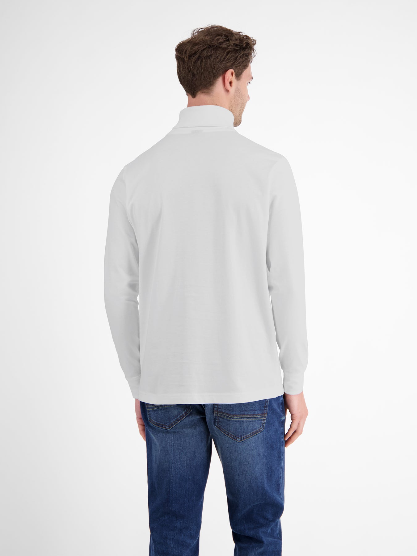 Rollkragenshirt aus weicher Baumwolle