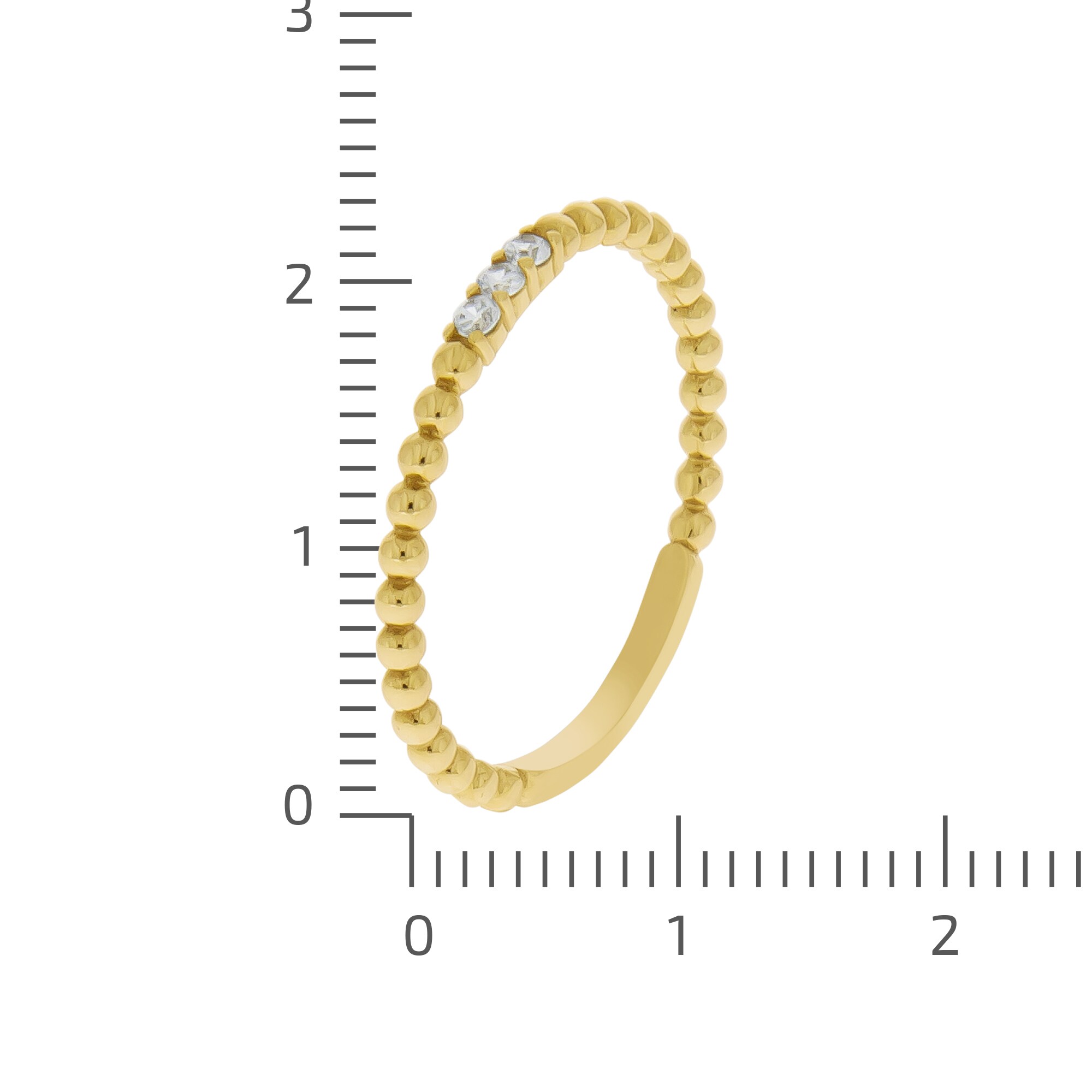 Fascination by Ellen K. Ring Gold 375 mit Zirkonia weiß