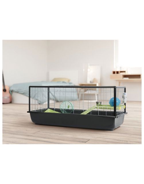 Savic Hamsterkooi Plaza 120 - Dierenverblijf - 118x64.5x52 cm Zwart