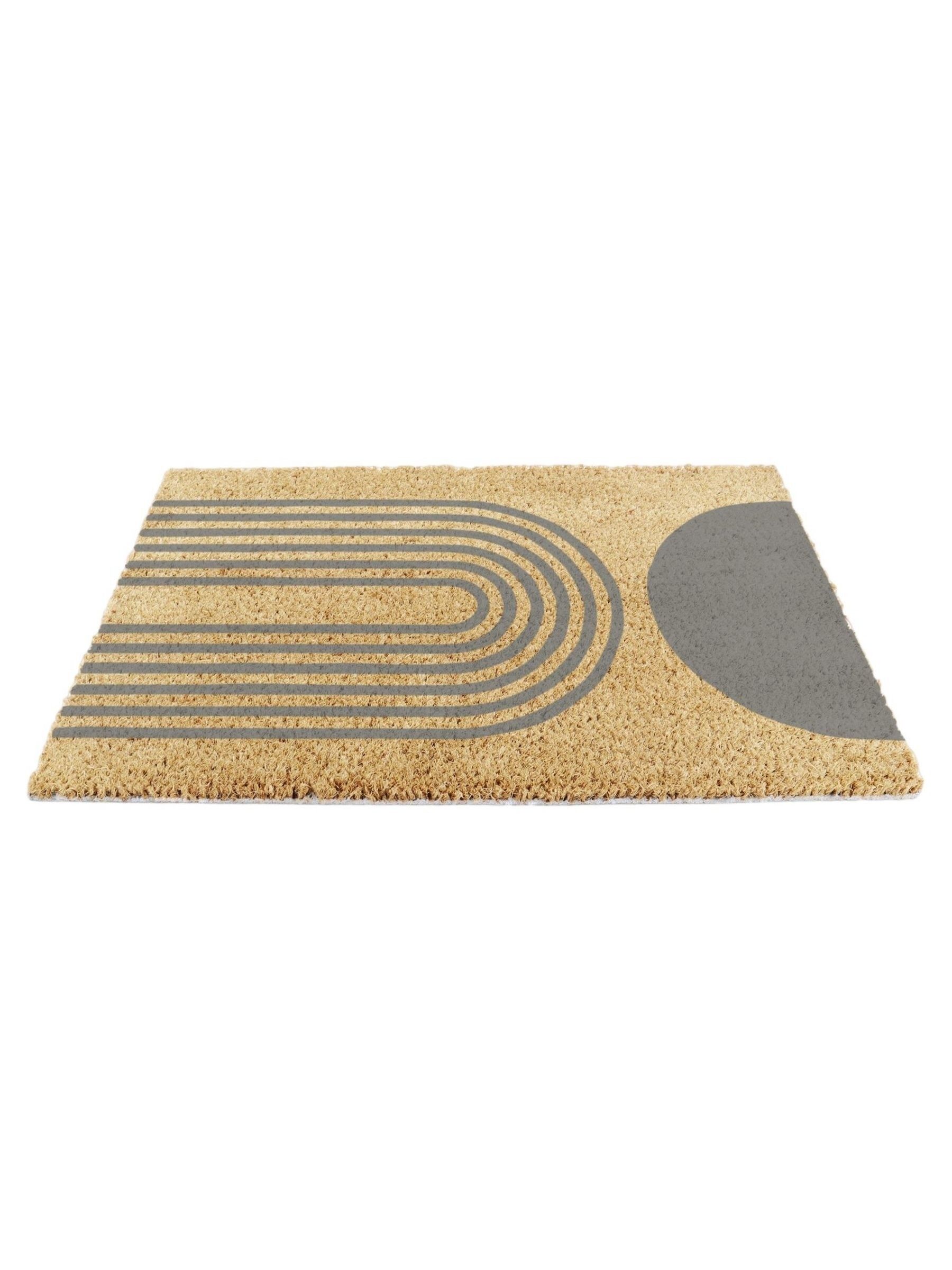 Artsy Mats Abstract Half Moon Doormat