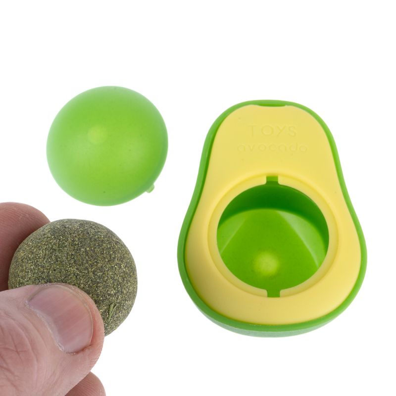 Jouet TIAKI Avocat avec balle de menthe à chat