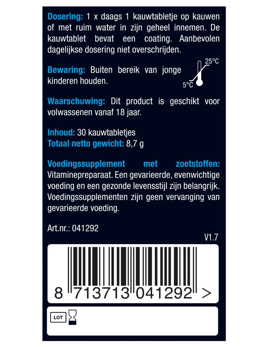 Vitamine B12 1000 mcg tabletten