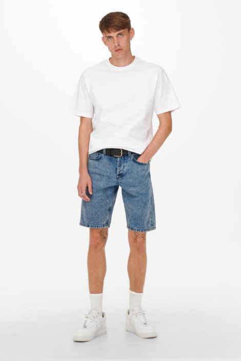 Only & Sons witte heren t-shirt