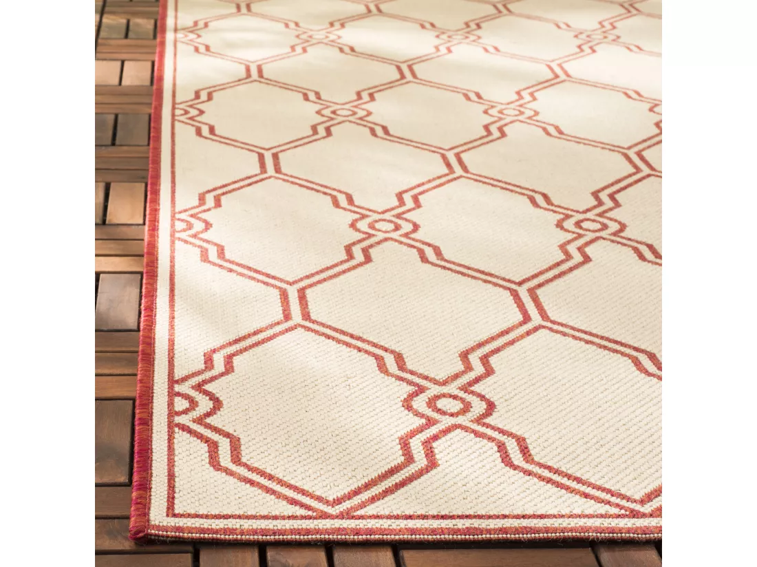 Tapis Red & Creme 122 X 183 cm - Nerano