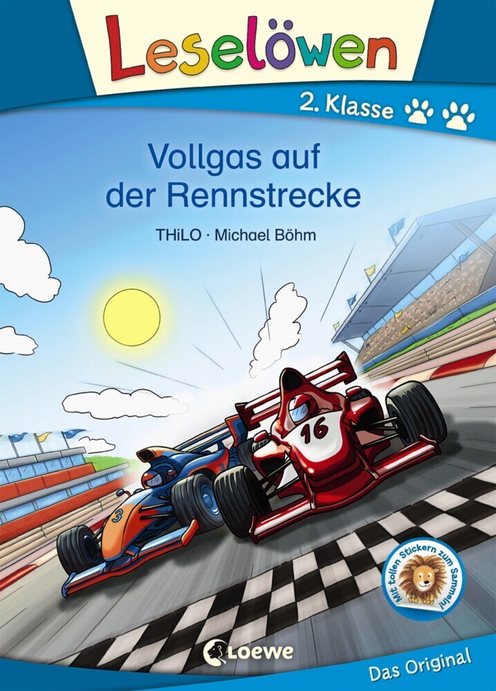 Leselöwen - Das Original / Leselöwen 2. Klasse - Vollgas auf der Rennstrecke