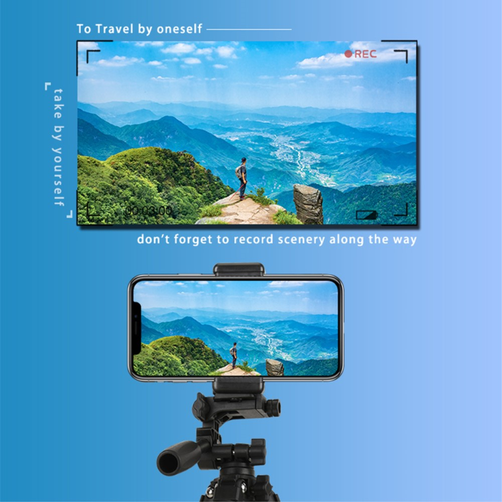 (170cm) Foto / Video Tripod Dreibein Stativ Halterung für DSLR Kamera / GoPro / Insta360   1/4