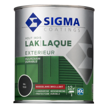 Sigma Exterieur buitenlak hoogglans RAL 7016 antracietgrijs 750 ml