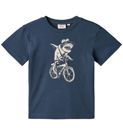 Wheat T-shirt - Kristian - Blåe Waves