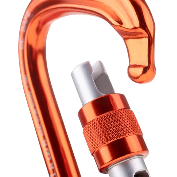 Mousqueton escalade BEAL BE SAFE ORANGE