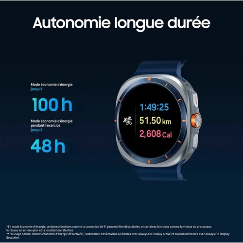 Montre connectée Samsung Galaxy Watch Ultra 2025 Blanc Titane