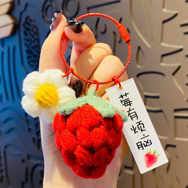 Embroidery Kingdom - DIY haakpakket voor fruit-sleutelhanger (verschillende ontwerpen)