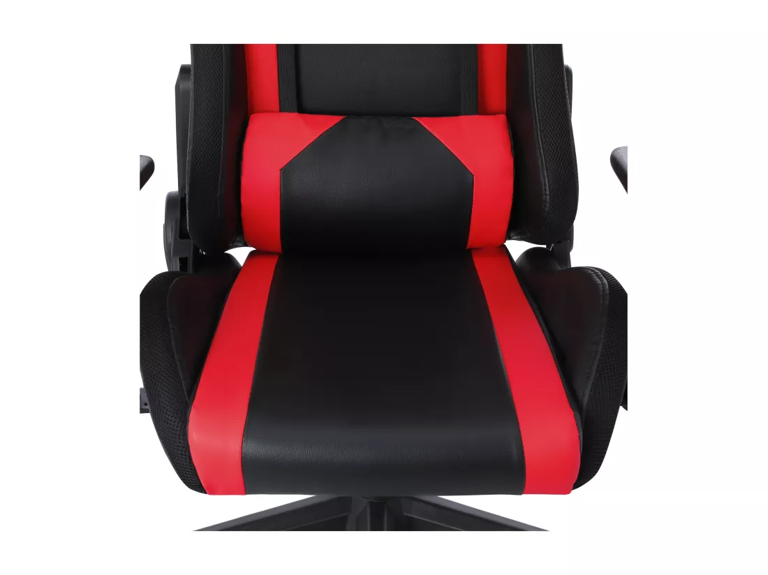 Chaise de jeu avec lumières LED RGB et haut-parleurs Chaise de gaming Chaise de bureau de style racing Chaise PC en cuir PU