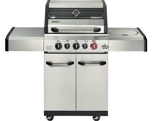 Enders Kansas II Pro 3 SIK Turbo gasgrill met 3 branders + achterbrander en uitneembare vetopvangbak