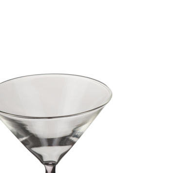 Cocktail glas paars 11x11x17cm