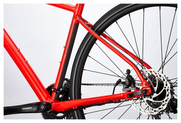 Vélo de Ville Fitness Cannondale Quick 5 Shimano Tourney 7V 700 mm Rouge Acid