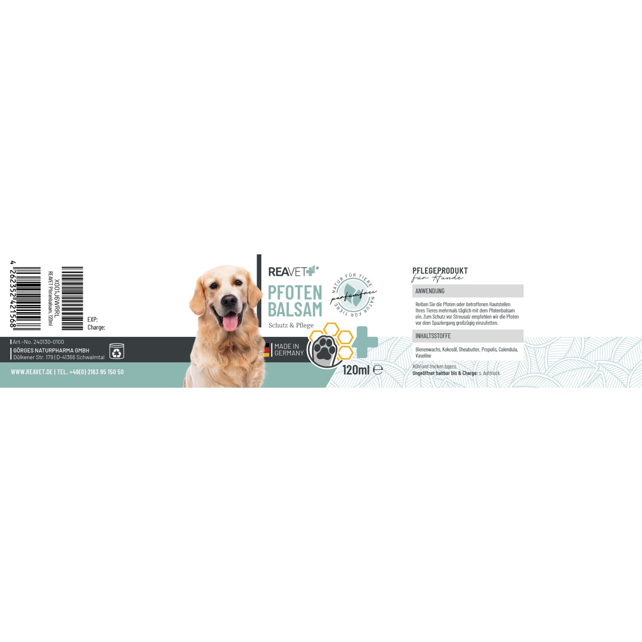 REAVET Pfotenbalsam 120ml