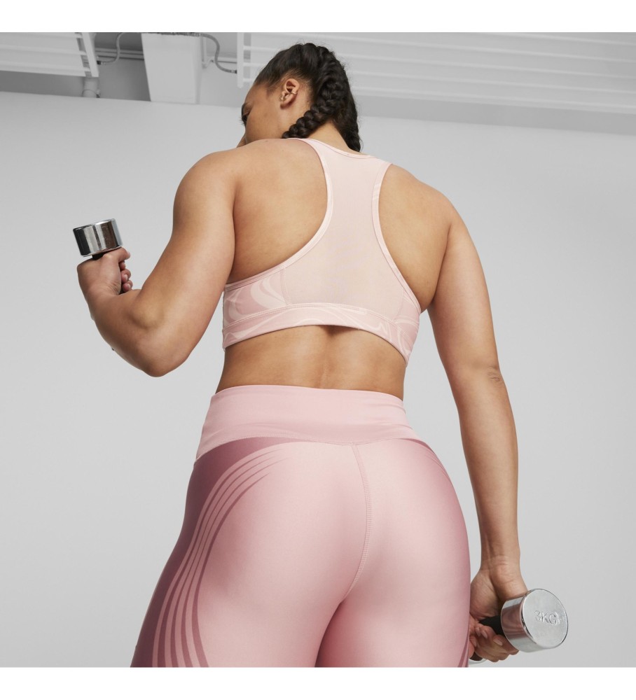 Top de treino Puma 4Keeps, estampa rosa