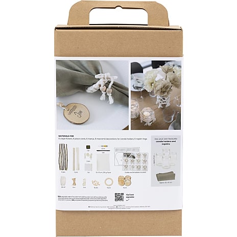 DIY kit bordpynt - natur