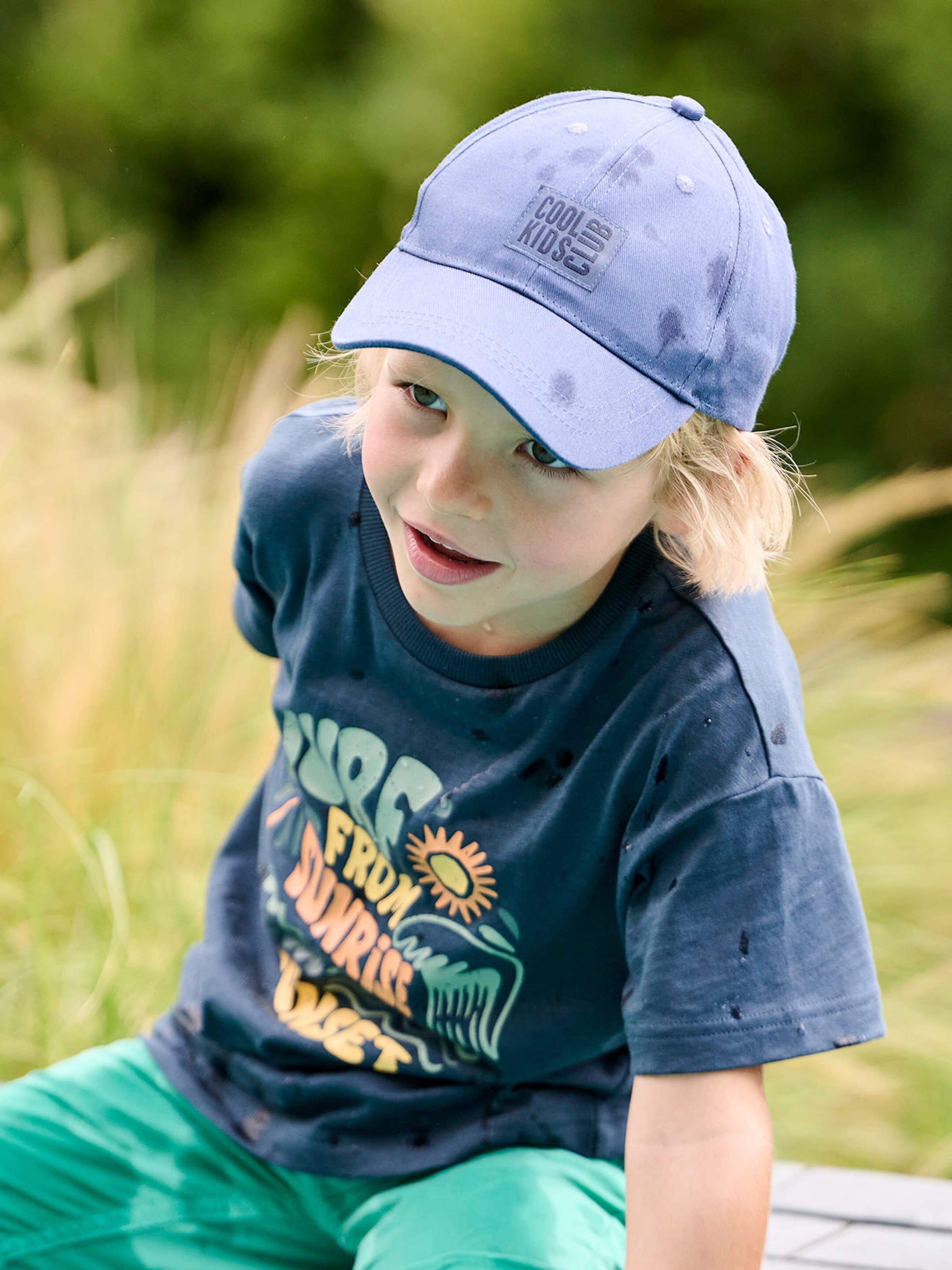 Vertbaudet Jungen Cap mit Sticklabel vorn marine