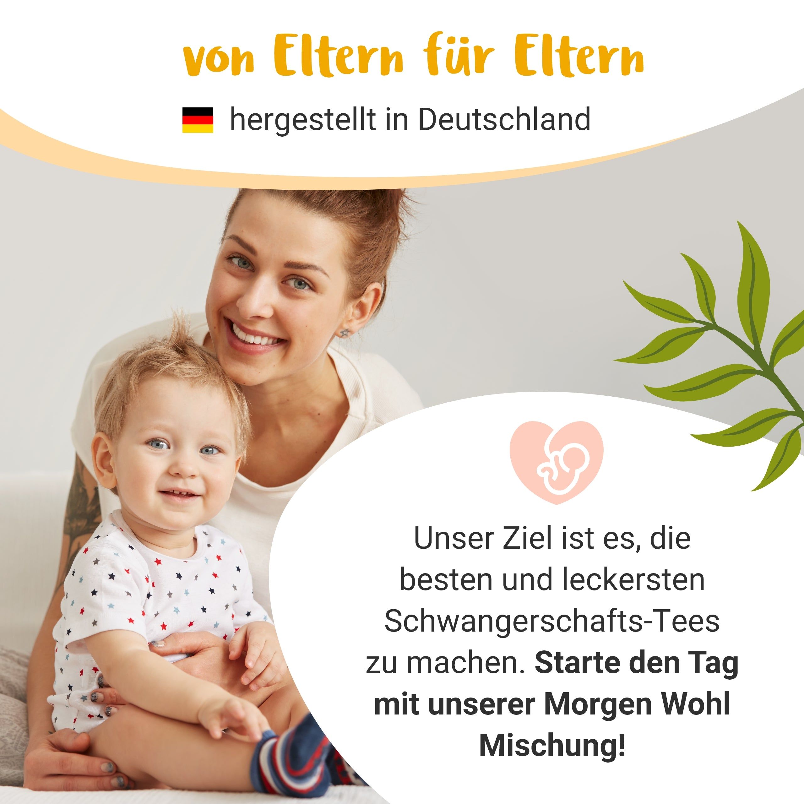 Guten Morgen Mami BIO Schwangerschaftstee für das 1. Trimester - von PregniVital®