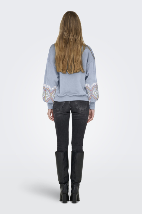 Only blauwe dames sweater