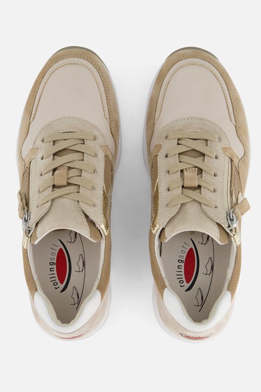 Gabor Rollingsoft Sneakers beige Suede