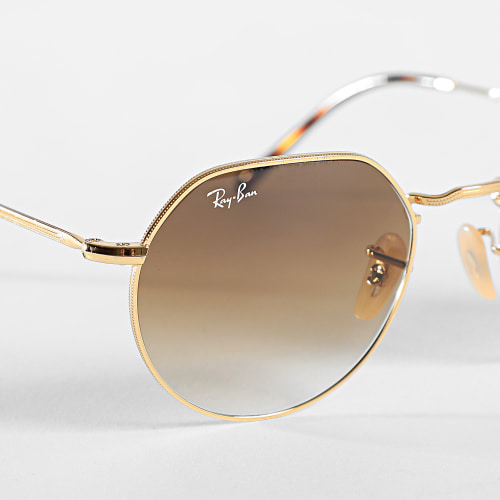 Lunettes De Soleil Jack RB3565 Doré Marron Dégradé