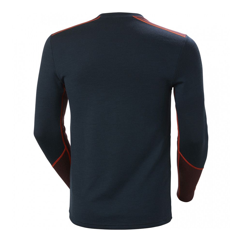 Helly Hansen LIFA MERINO MIDWEIGHT CREW - Sous-couche Homme midnight