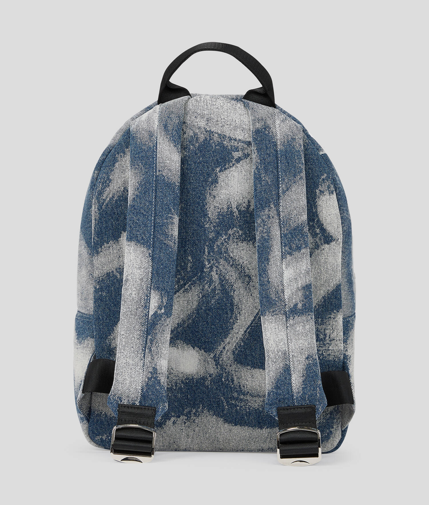 SAC À DOS EN DENIM DÉLAVÉ - Denim blanchi