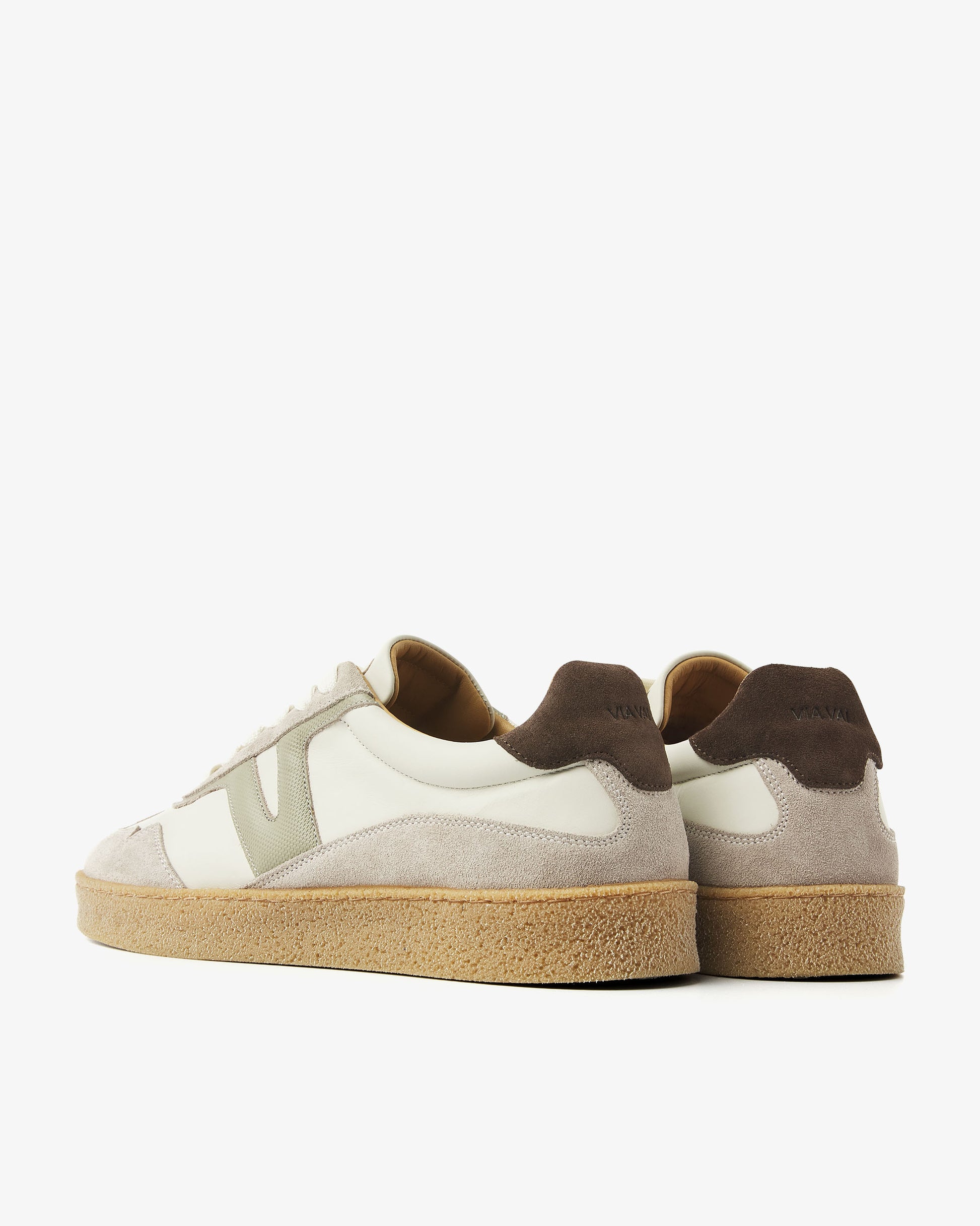VIA VAI beige heren sneakers Zane Dexter