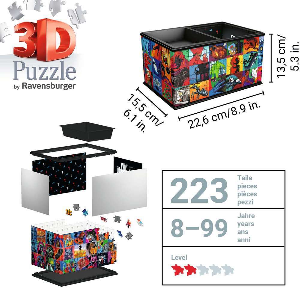 Ravensburger Spiel Aufbewahrungsbox Die drei ???