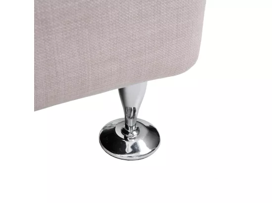 Canapé circulaire modulable en tissu beige 8 places ROTUNDE