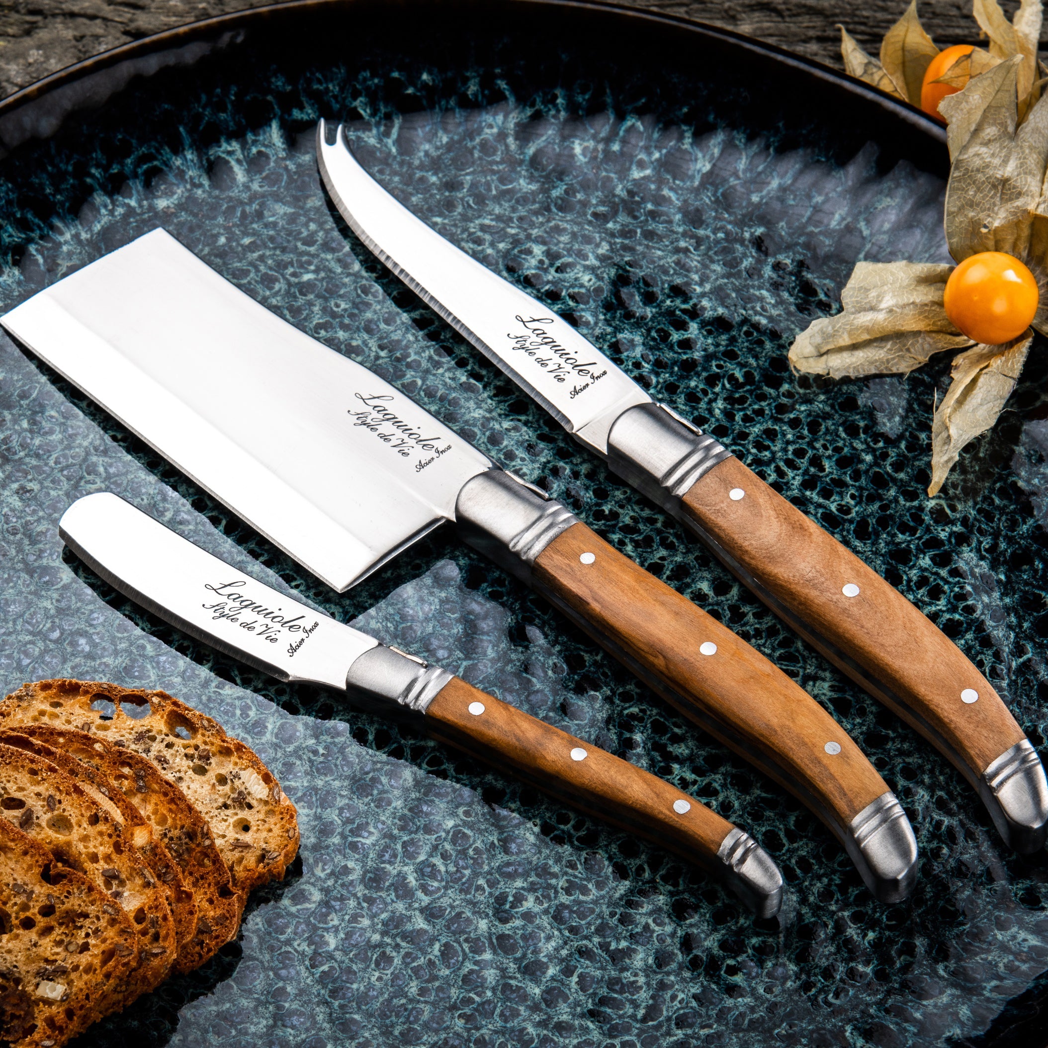 Laguiole Style de Vie Luxury Line Kaasmessenset 3-delig