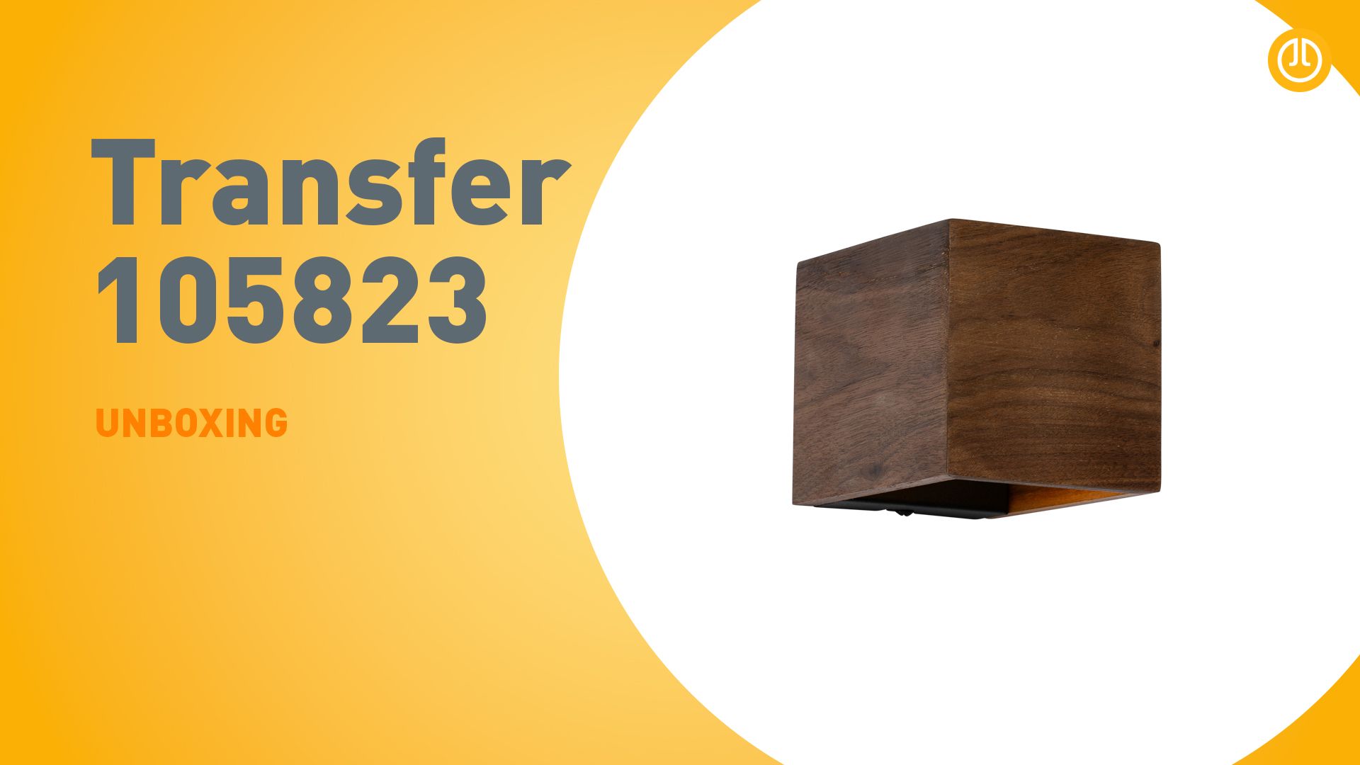 Landelijke wandlamp walnoot hout - Transfer