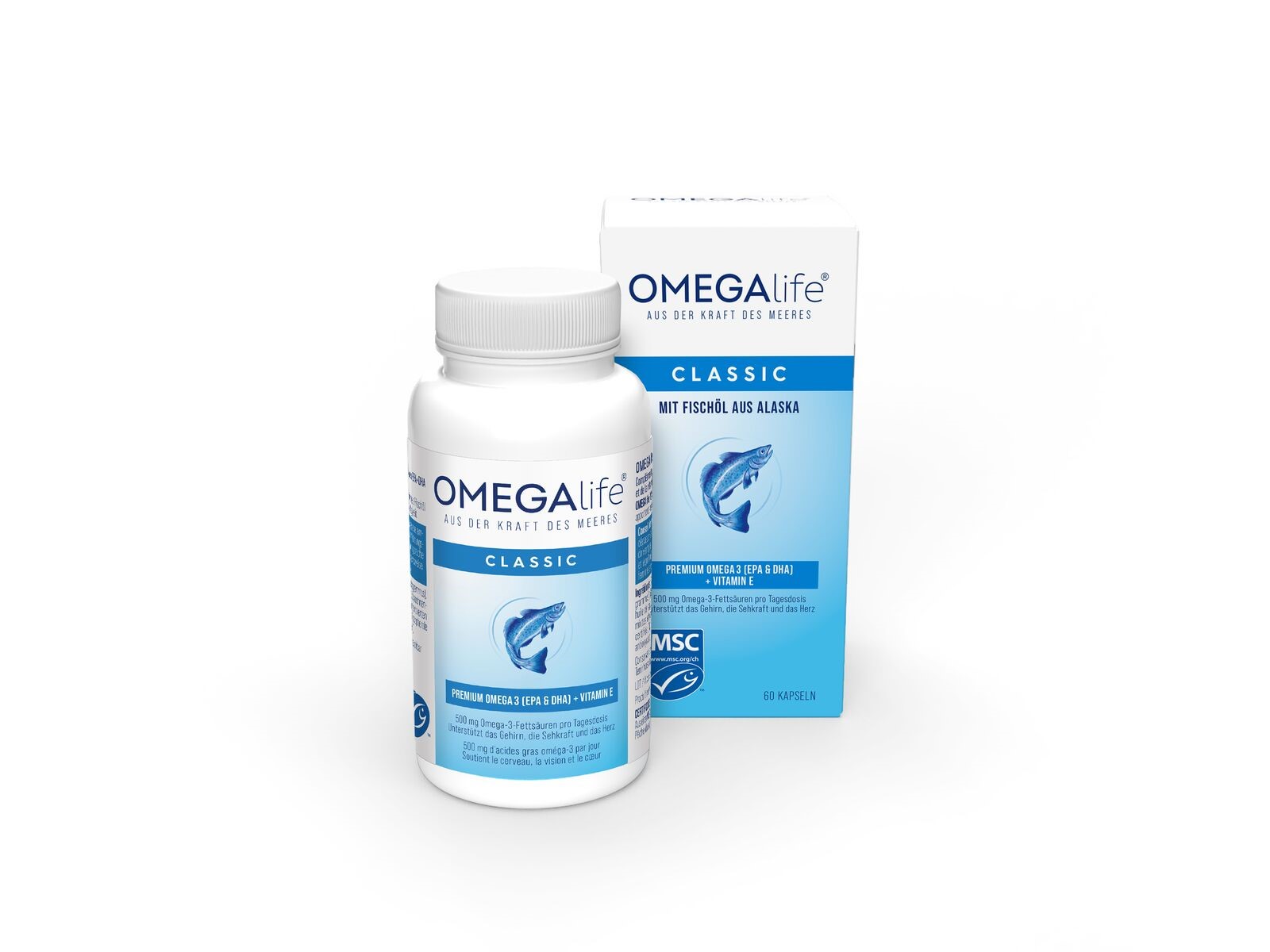 OMEGA-LIFE Classic Kaps 500 mg Ds 60 Stk