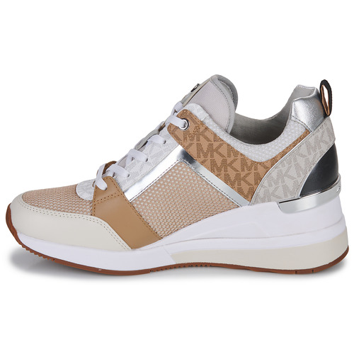 MICHAEL Michael Kors - GEORGIE TRAINER Camel / Beige / Plata