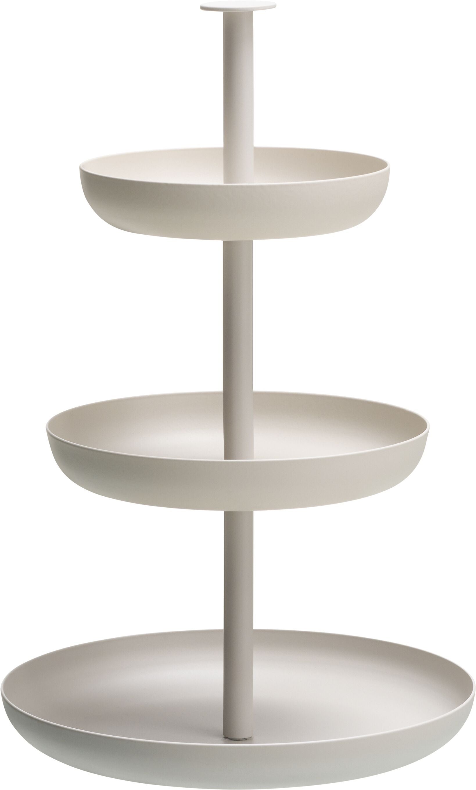 NIKLAS Etagere - Hellgrau / H: 31.5 cm