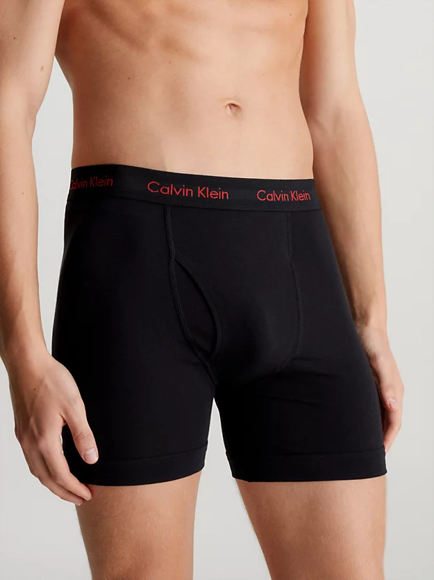 Pacote com 3 Cuecas Boxer Longas - Algodão Elástico com Redução de Pressão