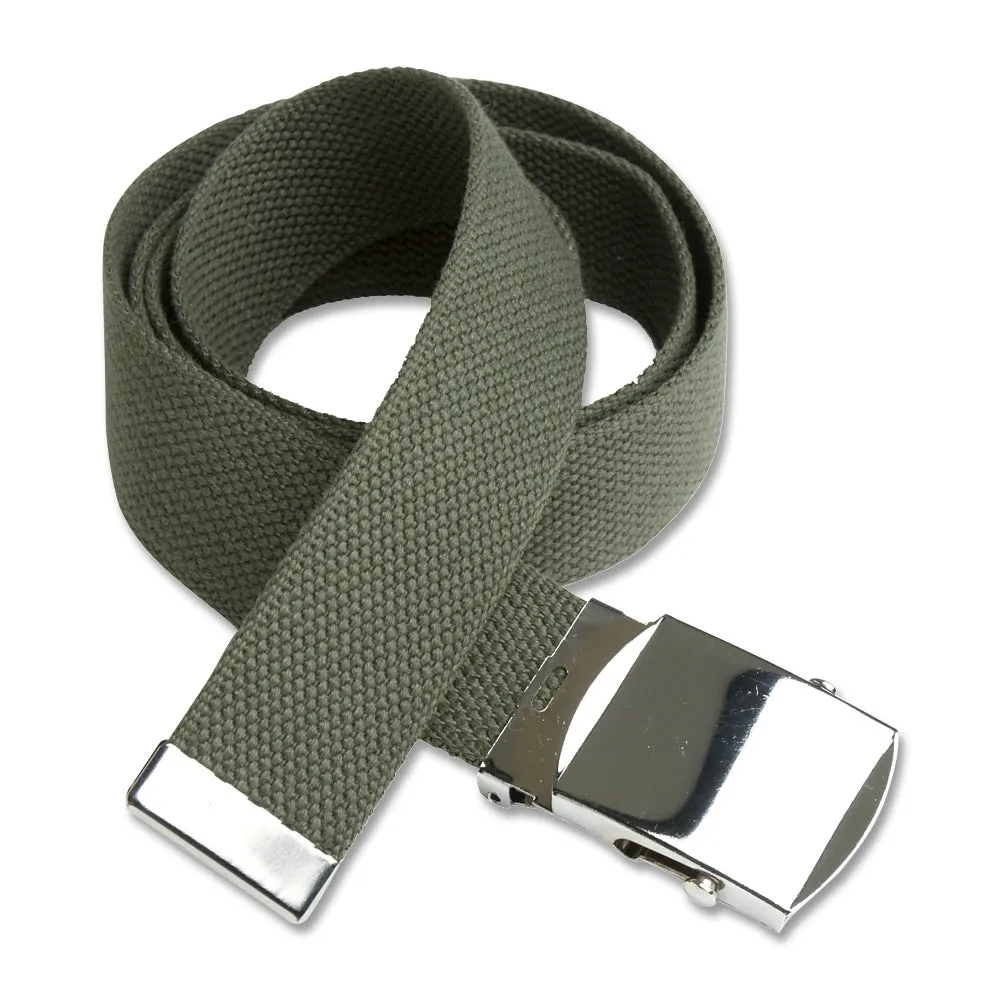 Mil-Tec -  US Hosengürtel Silver Buckle 38 mm