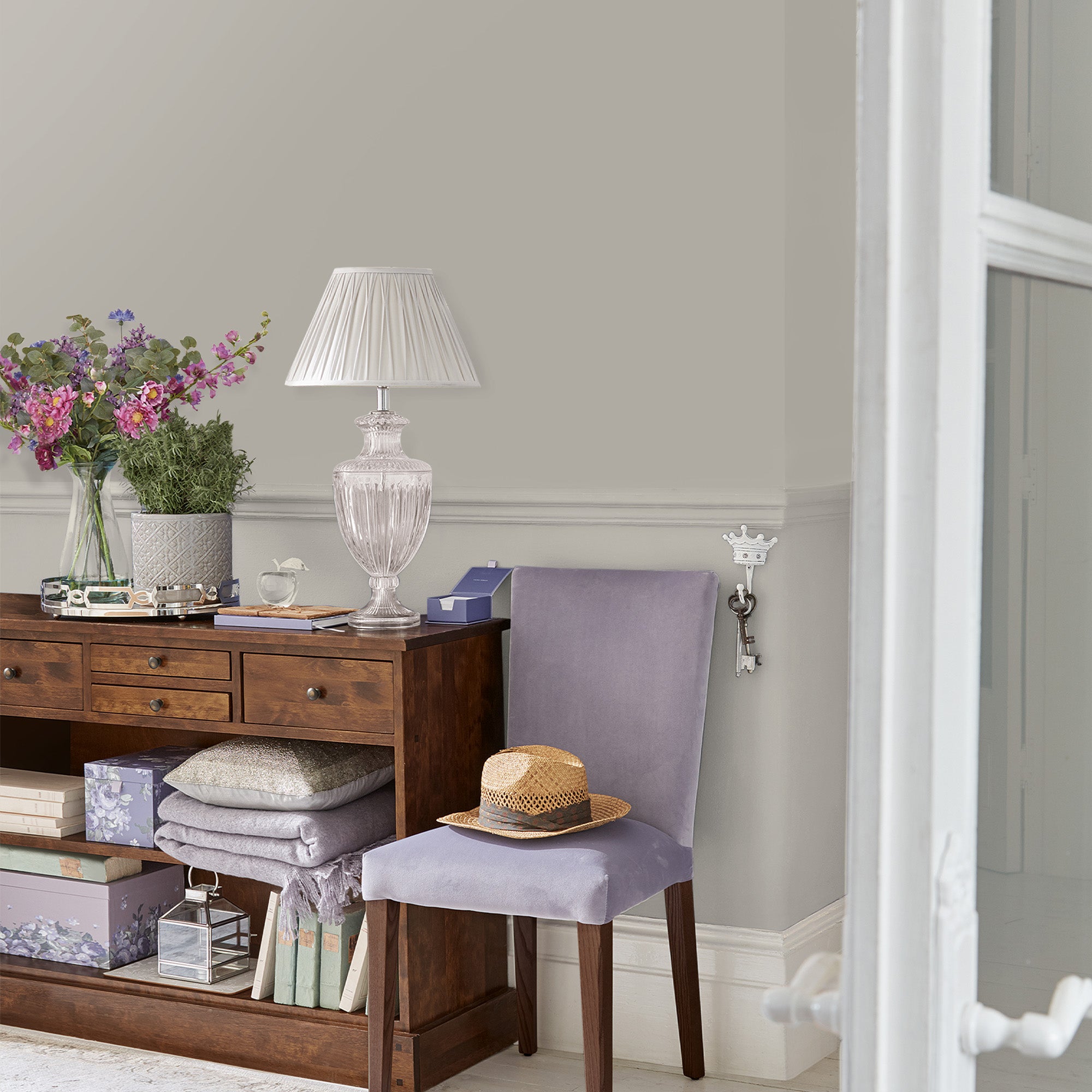 Laura Ashley Pale Dove Grey Lak - 750ml - Grijs - Zijdeglans
