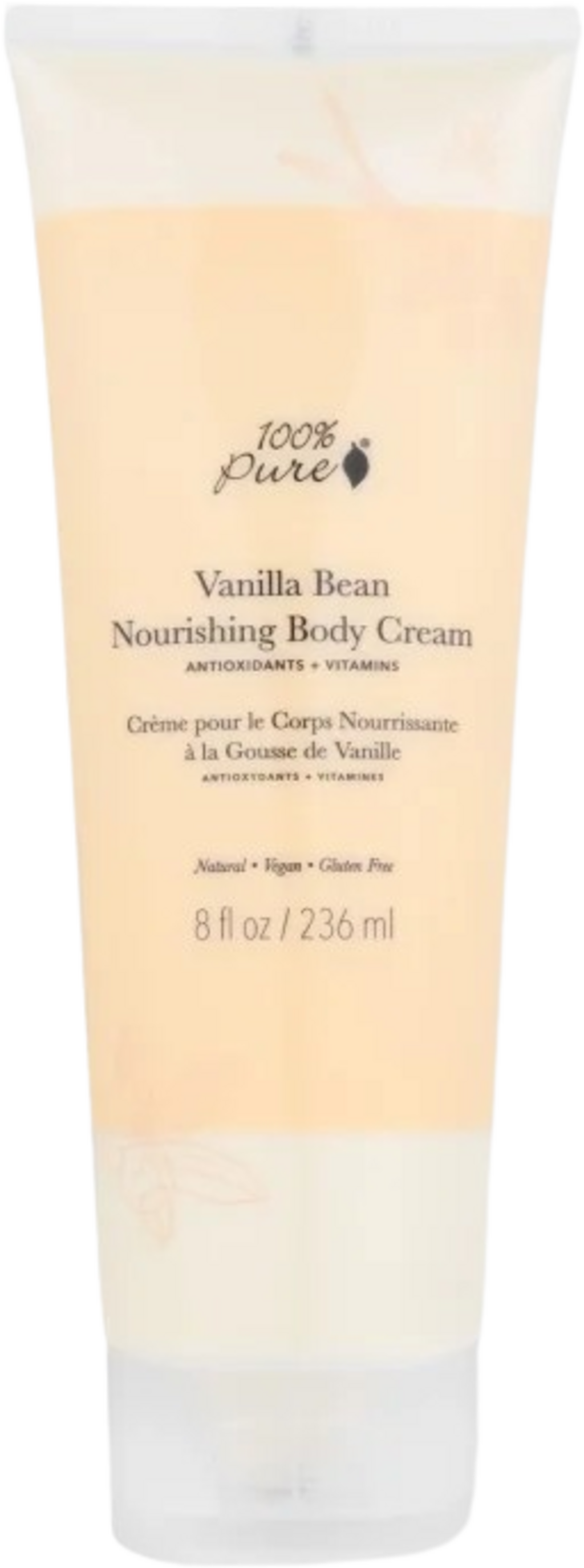 100% Pure  Nourishing Body Cream, Vanilla Bean (236 ml)