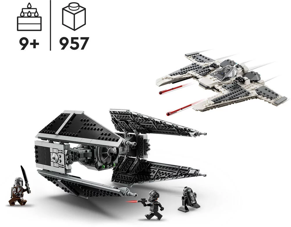 LEGO®STAR WARS™ 75348 - LE CHASSEUR FANG MANDALORIEN CONTRE LE TIE INTERCEPTOR™