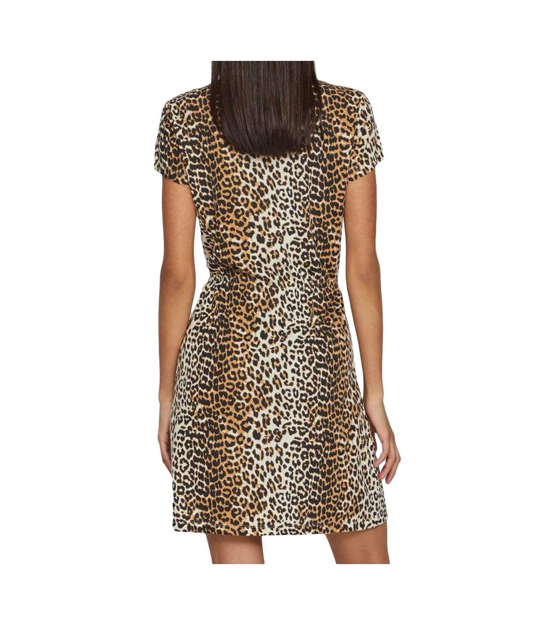 Robe Beige à Motifs Femme Vila Mooney