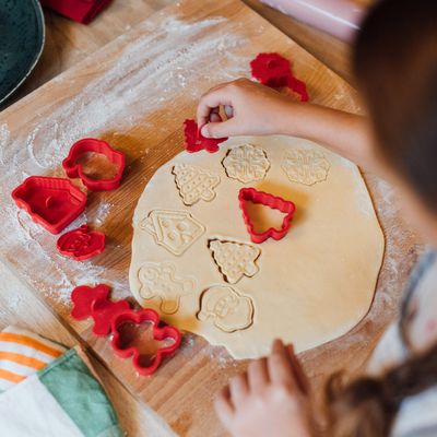 Set de 5 emporte-pièces avec timbre à biscuits