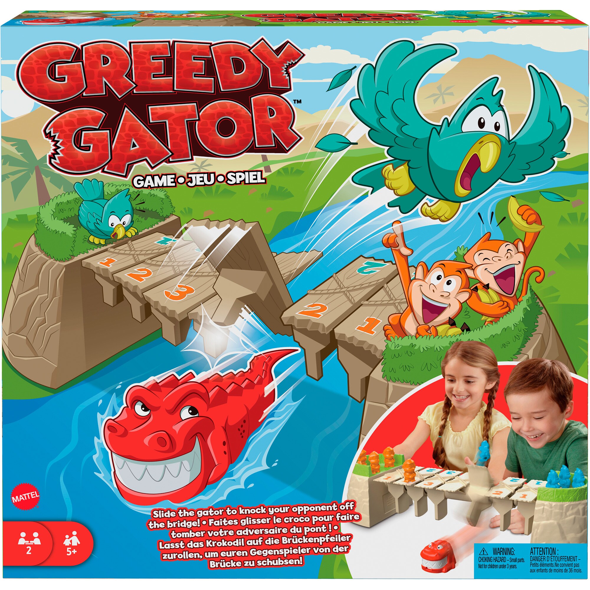 Mattel Geschicklichkeitsspiel Kalle Krokofalle